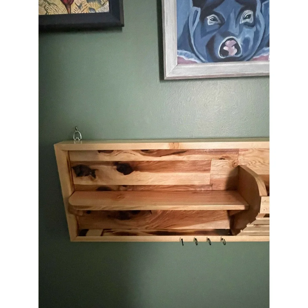 Handmade Wooden Mail‎ & Key Organizer